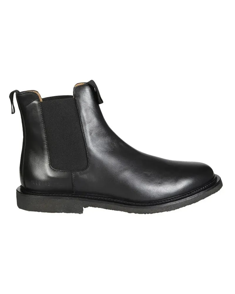 Common Projects Stiefel Chealsea Leather Boots schwarz Schwarz
