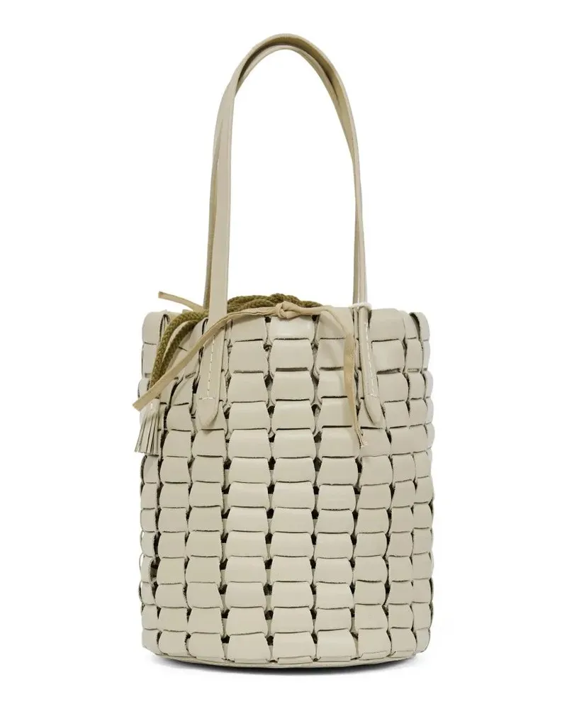 Dragon Diffusion Beuteltaschen Woven Bucket Bag With Sturdy Handles beige Beige