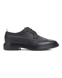 Thom Browne Loafers & Ballerinas Longwing Black Calf Leather Brogues Schwarz