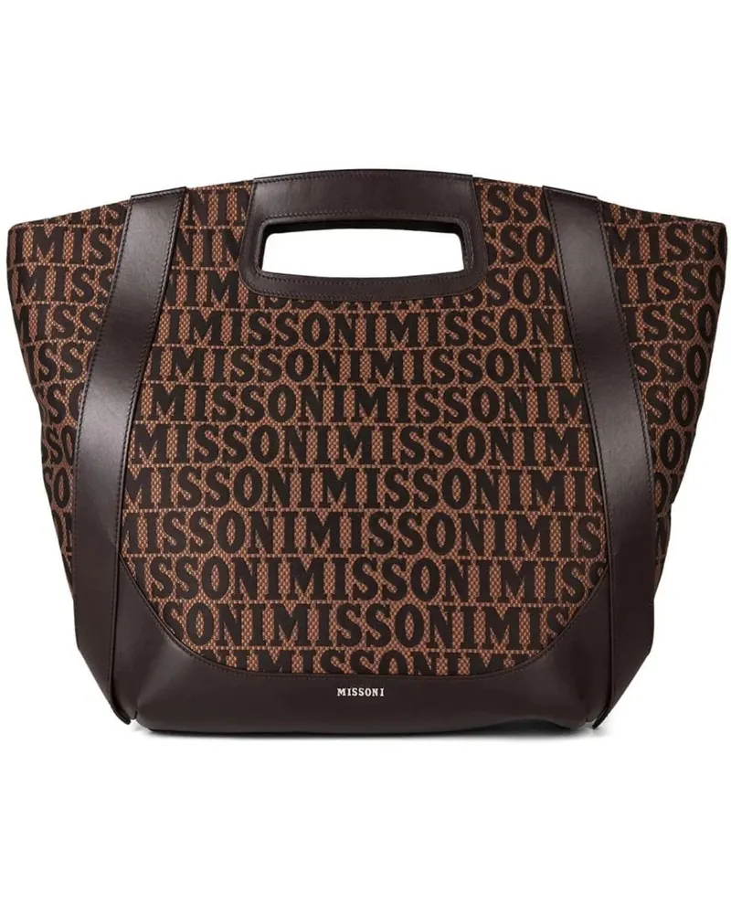 Missoni Shopper & Totes Logo Tote Shopping Bag braun Braun