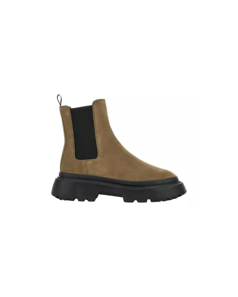 Hogan Stiefel Beige Chelsea Boot braun Braun