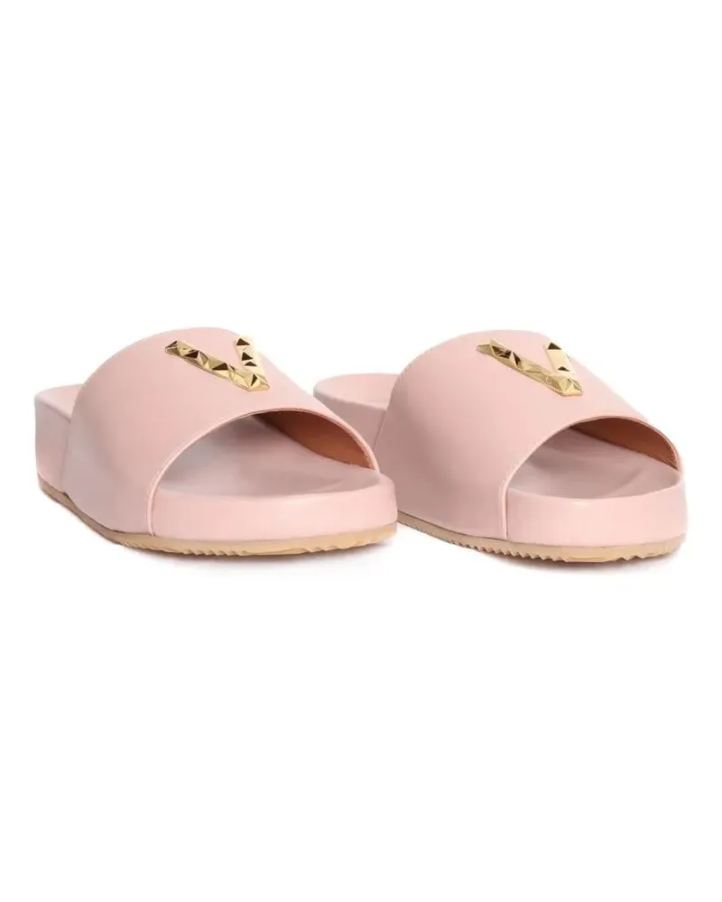 Via Roma 15 Sandalen Ornate Pink Slide Sandals pink Rosa