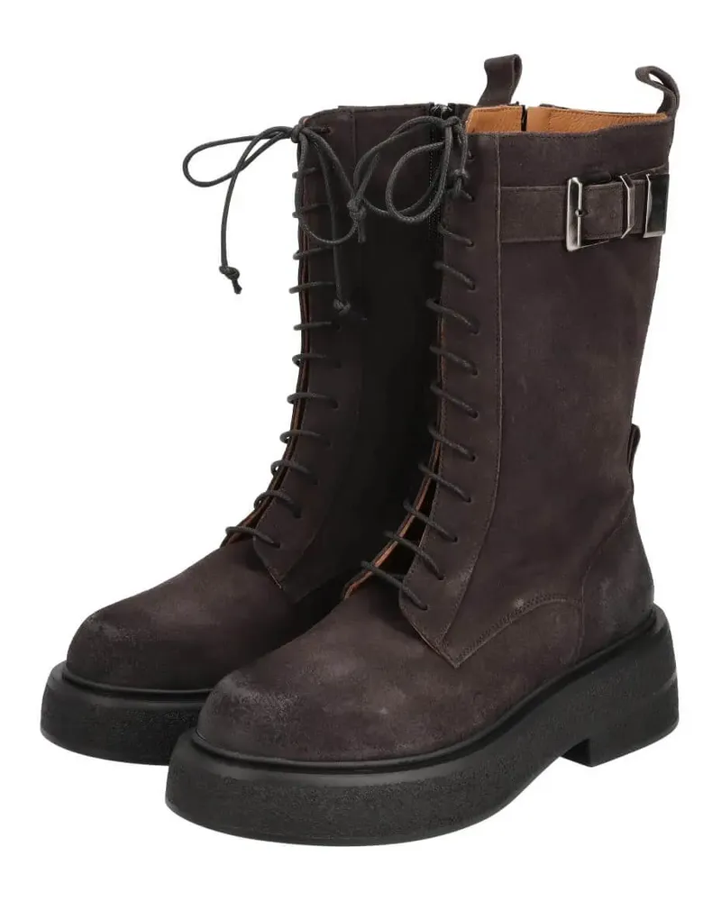 Thea Mika Stiefeletten Schnürstiefel dunkelgrau 