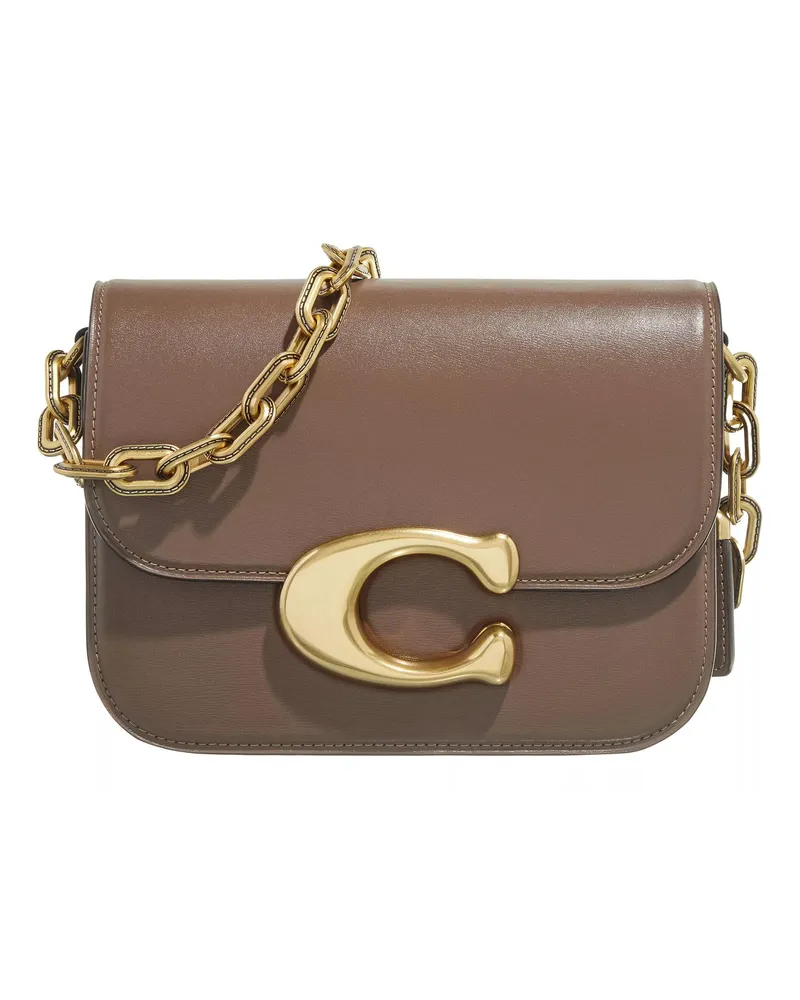 Coach Crossbody Bags Luxe Refined Calf Idol Bag Taupe