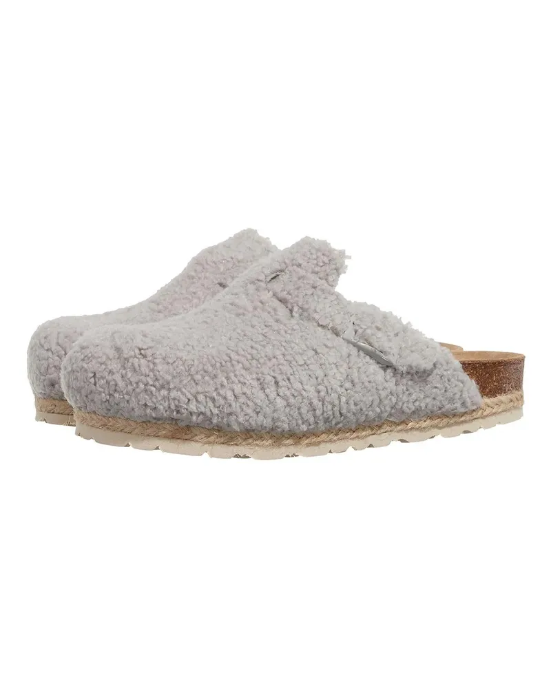 Espadrij Slipper & Pantoletten Cloq Curly grau Grau