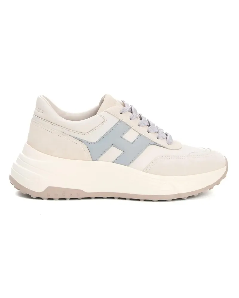 Hogan Low-Top Sneaker Hi Fi H Light Blue Suede Ivory Sneakers beige Beige