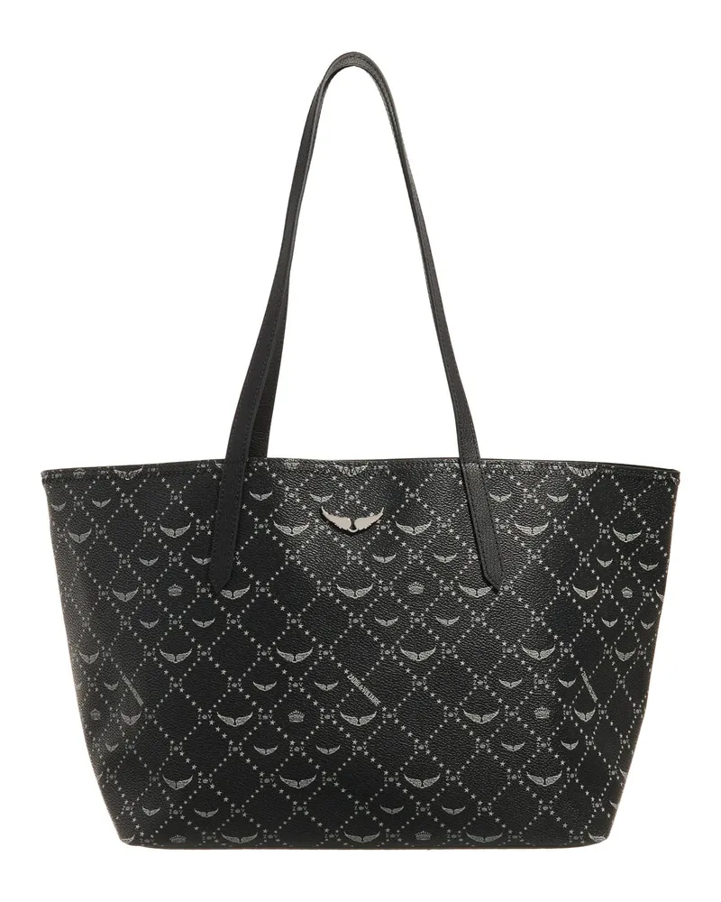 Zadig & Voltaire Shopper Z Shopper Monogram schwarz Schwarz