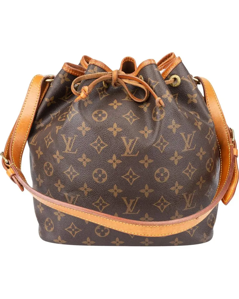 Louis Vuitton Crossbody Bags  Canvas Monogram Sac Noe Petit Should braun Braun