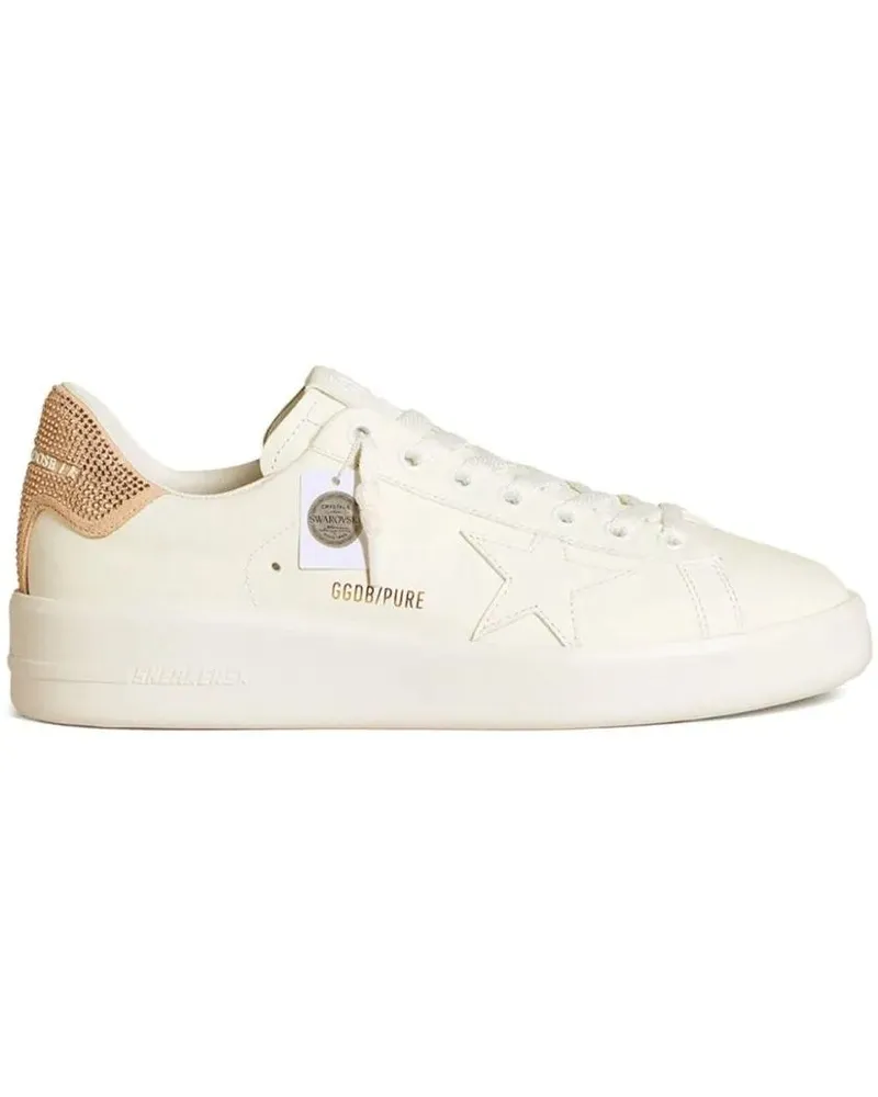 Golden Goose Low-Top Sneaker Light Beige Leather/Suede Blend Pure Star Sneakers beige Beige