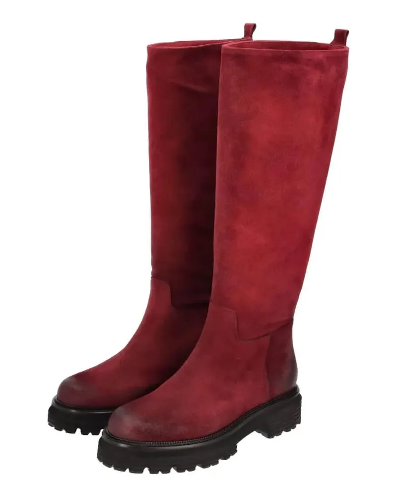 Thea Mika Stiefeletten Langschaftstiefel rot Rot