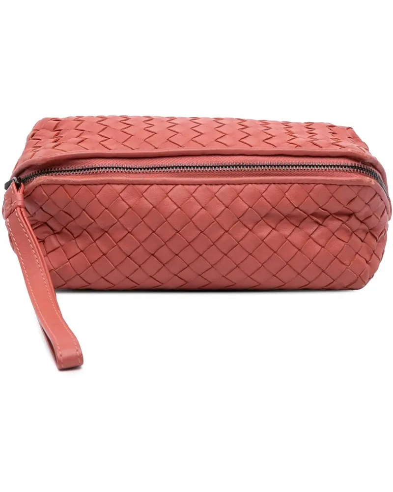 Bottega Veneta Kosmetiktaschen Nappa Intrecciato Pouch rot Rot