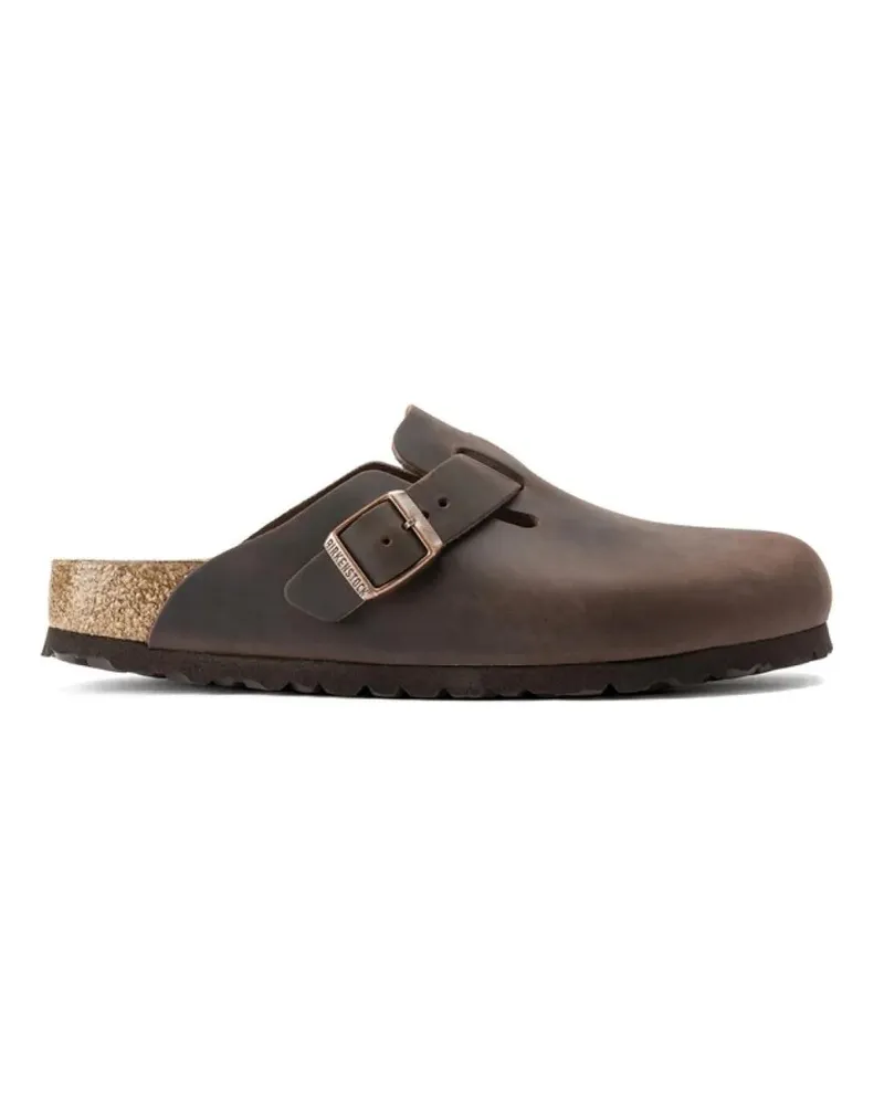 Birkenstock Sandalen Boston In Brown Oiled Nubuck braun Braun