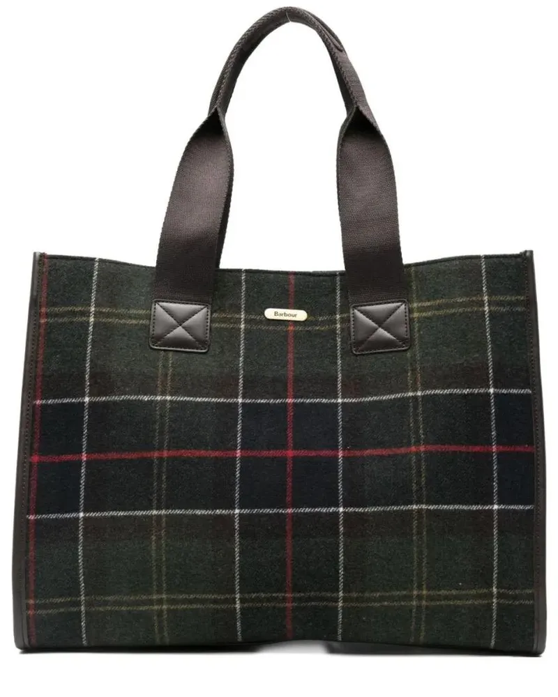 Barbour Shopper  TURNBERRY TARTAN CLASSIC BAG schwarz Schwarz
