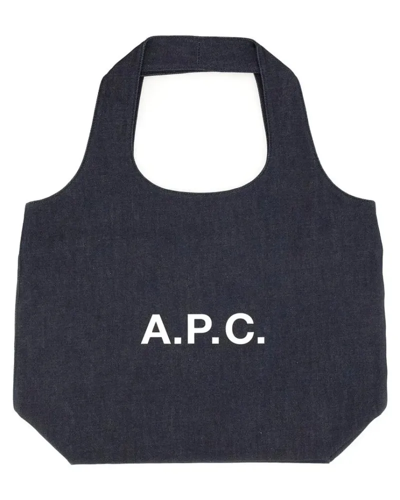 A.P.C. Shopper & Totes "Ninon" Tote Bag blau Blau