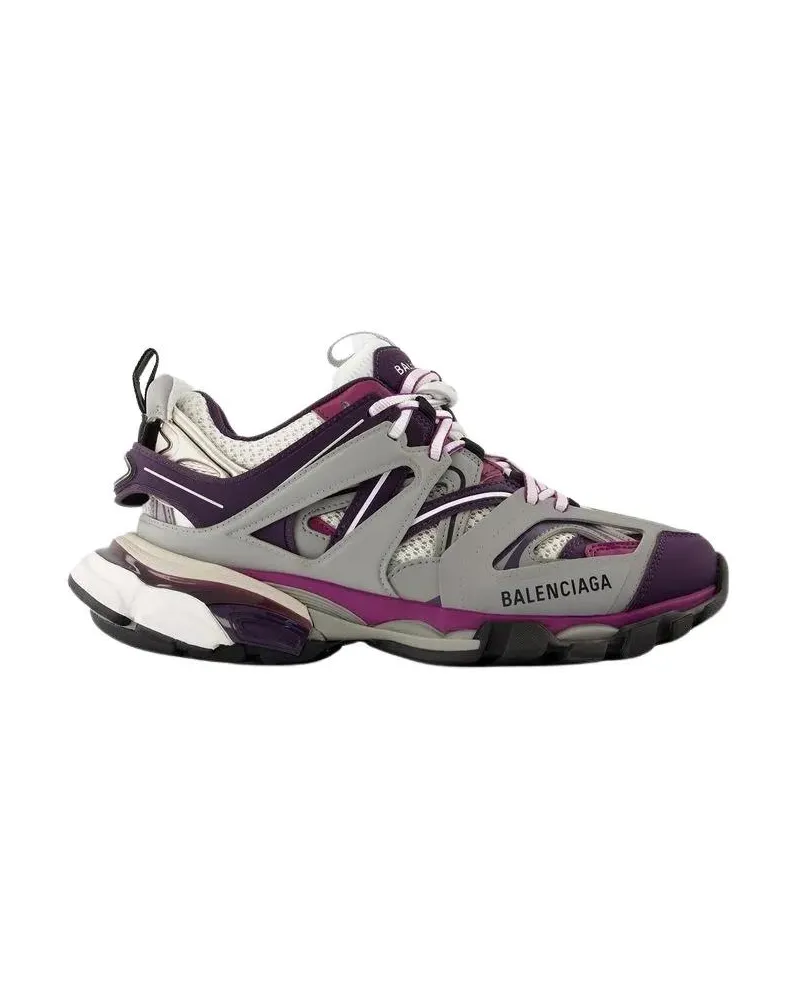 Balenciaga Sneakers Track Sneakers - Synthetic - Grey/Purple Grau