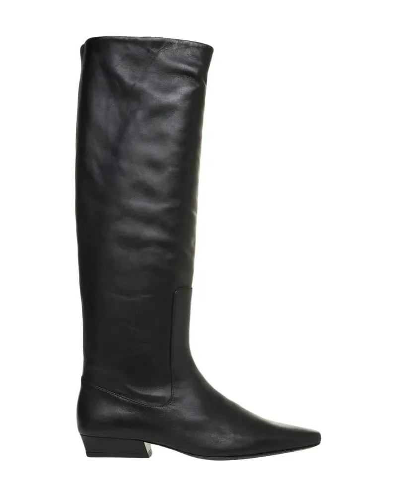 STAUD Stiefel 'Wally' Leather Boots schwarz Schwarz