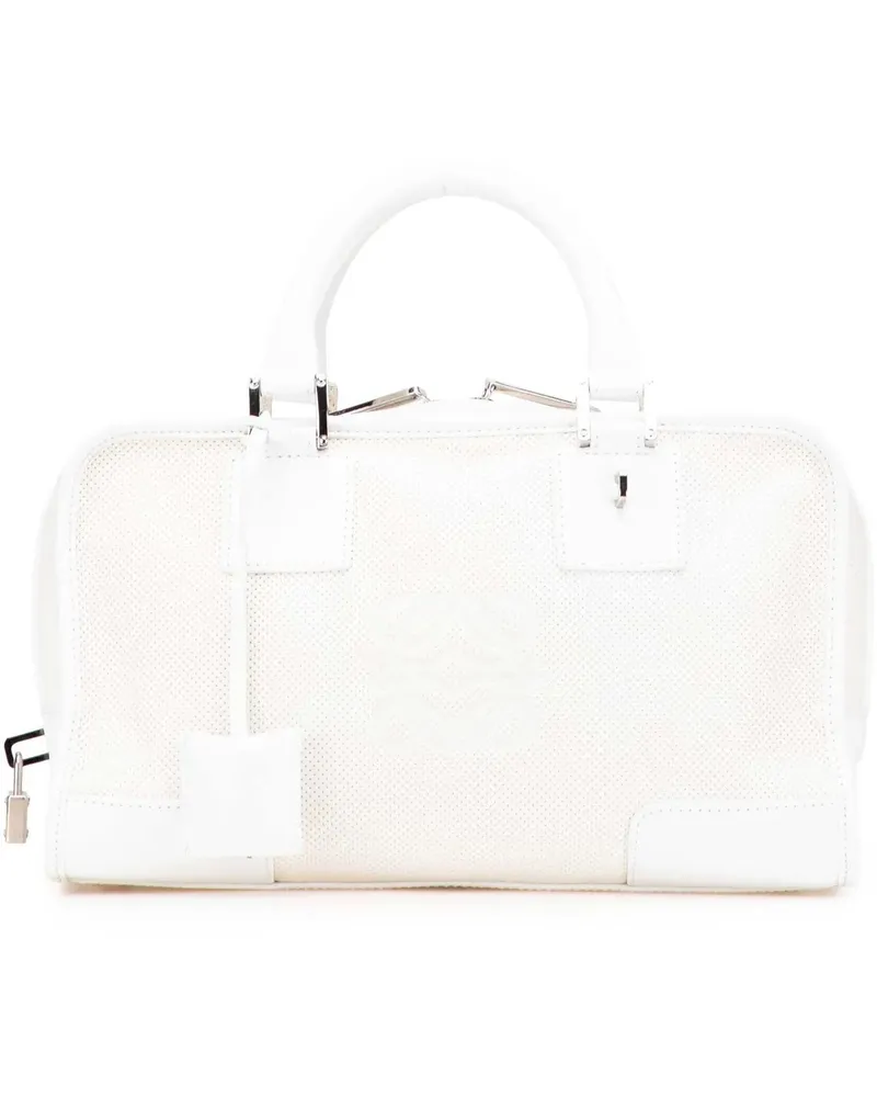 Loewe Crossbody Bags Perforated Leather Amazona 28 weiß Weiß
