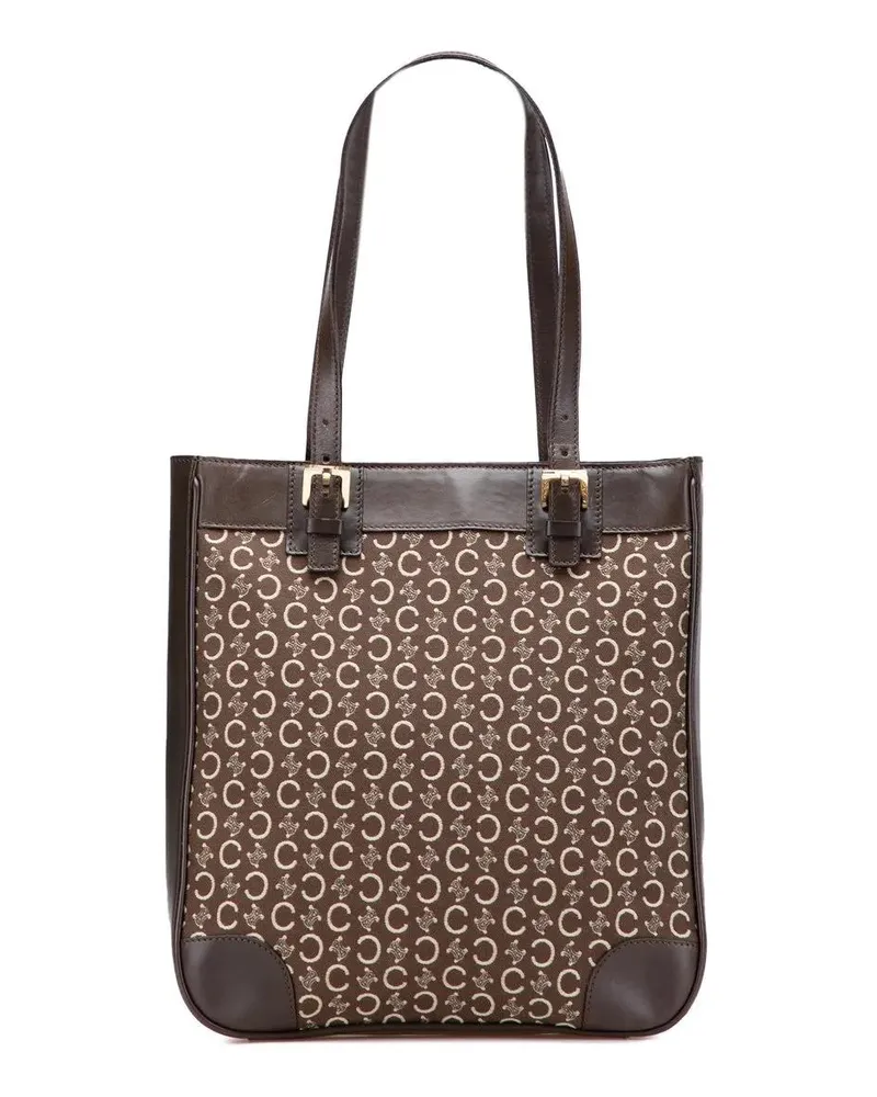Celine Shopper C Macadam Canvas Tote braun Braun