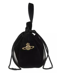 Vivienne Westwood Beuteltasche Kitt Bucket Bag Schwarz