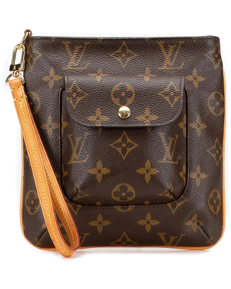 Louis Vuitton Clutches Monogram Partition braun Braun