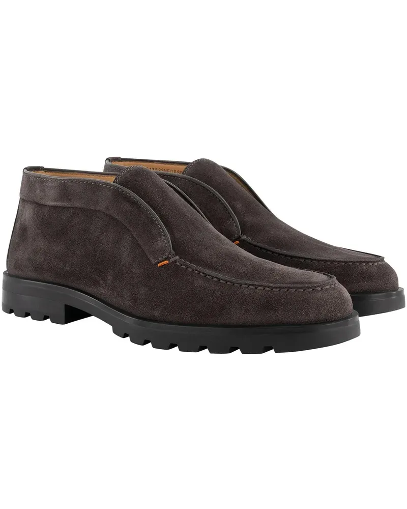 Santoni Loafer Open Walk grau Grau