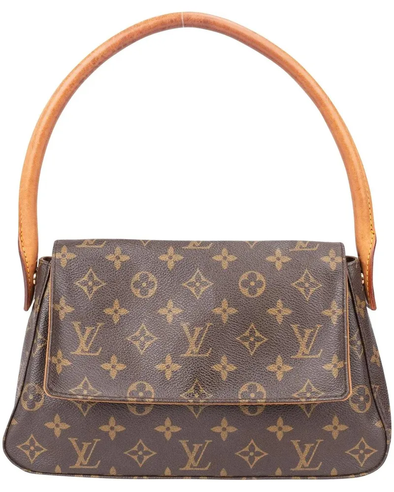 Louis Vuitton Crossbody Bags  Canvas Monogram Looping PM Handbag braun Braun