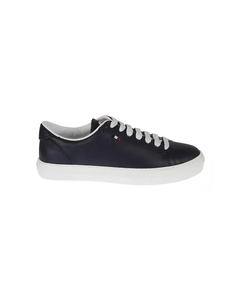 Moncler Low-Top Sneaker Monaco Leather Sneakers schwarz Schwarz