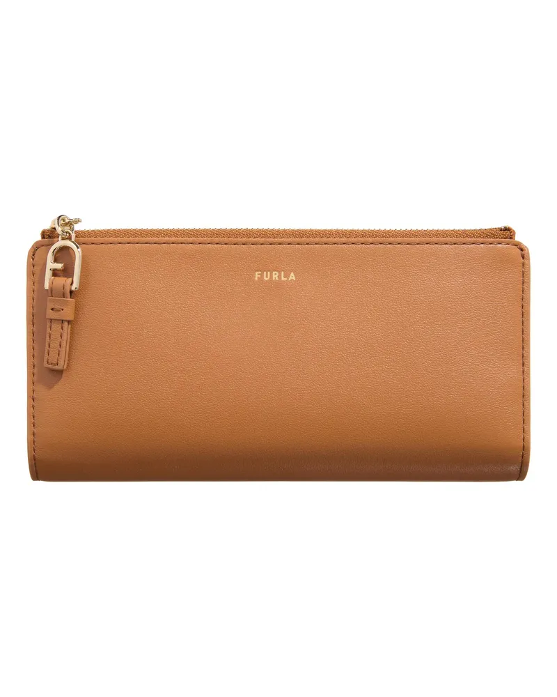 Furla Portemonnaie  Nuvola Continental Bifold cognacbraun Cognacbraun