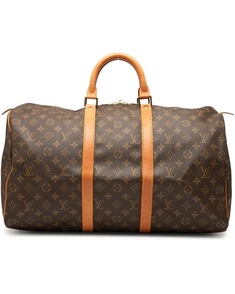Louis Vuitton Weekender Monogram Keepall 50 braun Braun