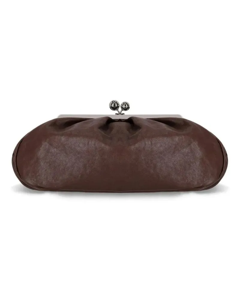 Max Mara Clutches Pasticcino Cristin Large Dark Brown Clutch braun Braun
