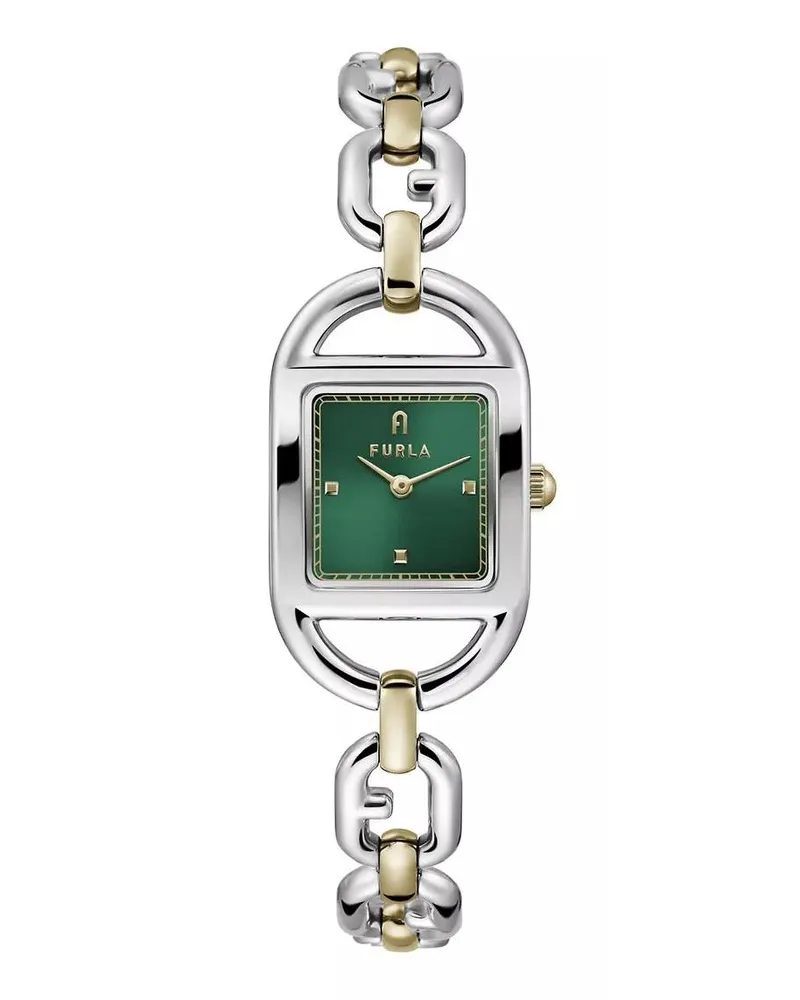 Furla Uhr  Chain Square Logo Mehrfarbig