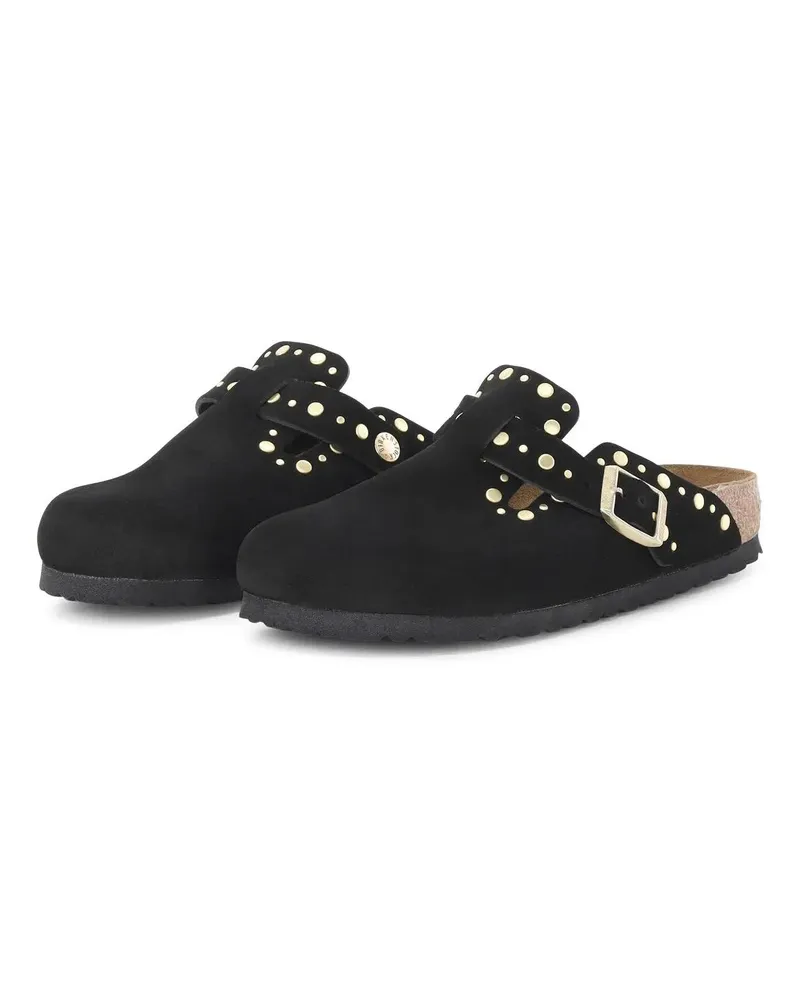Birkenstock Sandalen  Boston Rivet Slippers Zwart 1030491 schwarz Schwarz