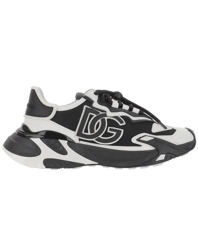 Dolce & Gabbana Low-Top Sneaker Chunky Sneakers With Embroidered Logo schwarz Schwarz