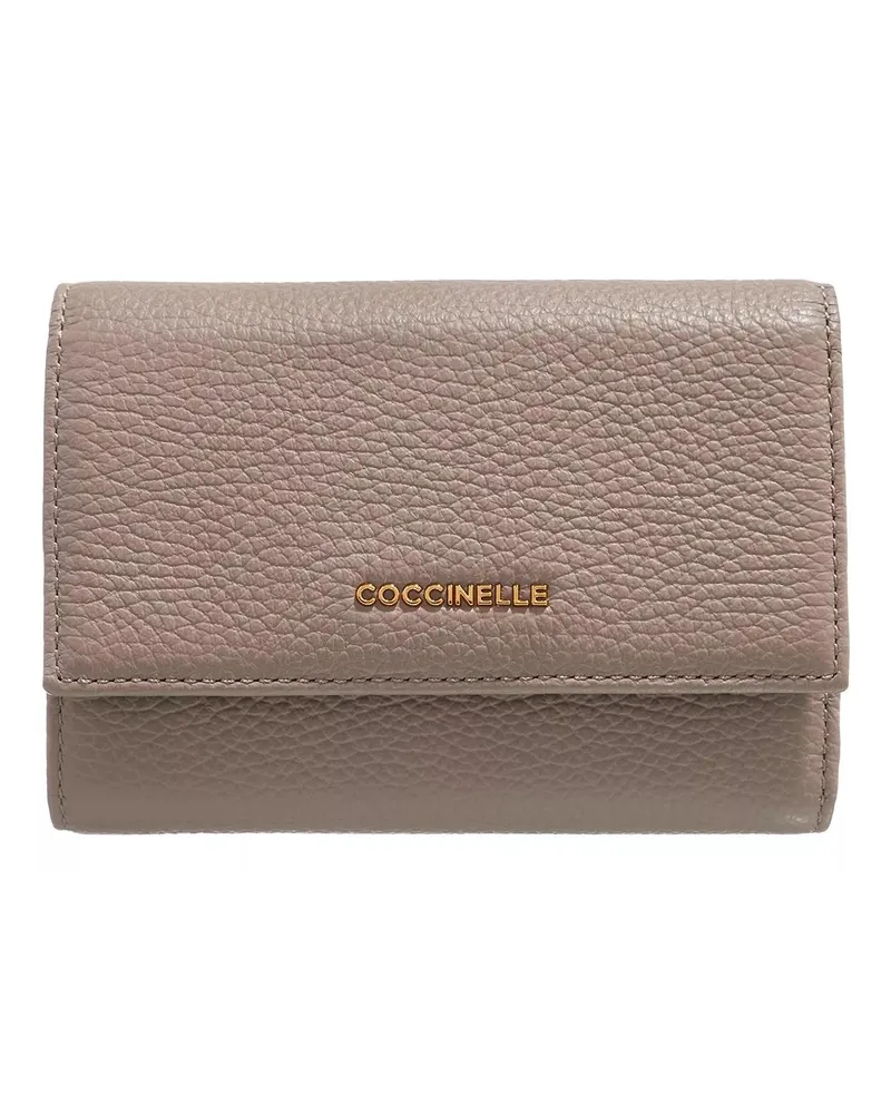 Coccinelle Portemonnaie Metallic Soft taupe Taupe