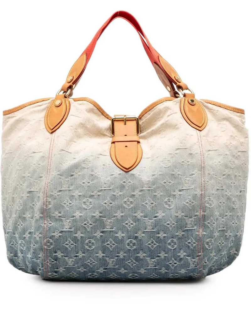 Louis Vuitton Shopper Monogram Denim Sunbeam blau Blau