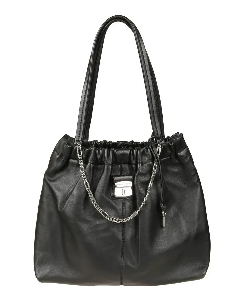 Marc Jacobs Hobo Bags Structured Black Handbag With Clean Lines schwarz Schwarz