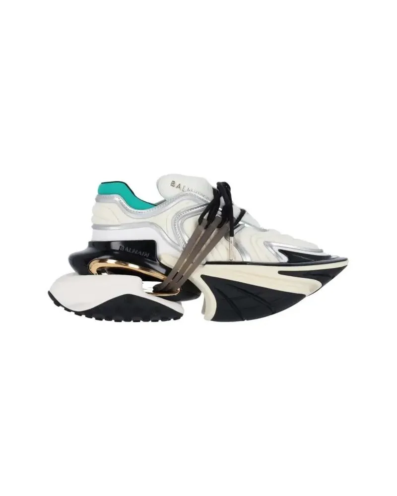 Balmain Low-Top Sneaker Chunky Platform Sneakers With Textured Rubber Sole bunt Bunt