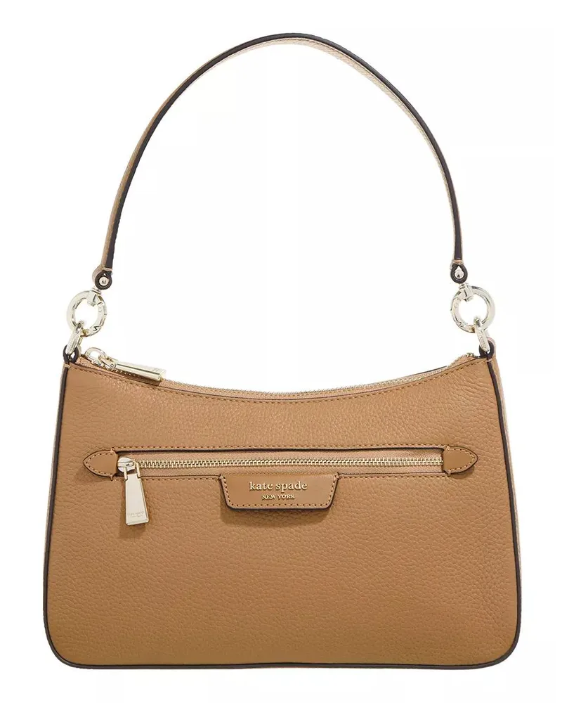 Kate Spade Pochettes Hudson Pebbled Leather Convertible Crossbody braun Braun