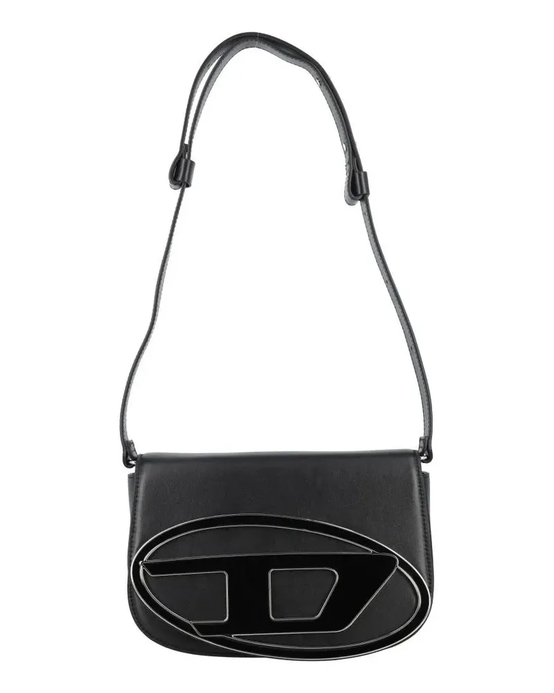 Diesel Hobo Bags 1 Dr M Structured Black Shoulder Bag schwarz Schwarz