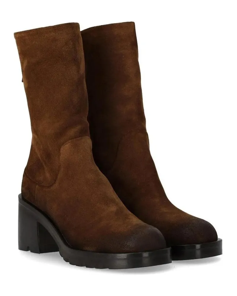 Strategia / JFK Stiefel Life Brown Heeled Ankle Boot braun Braun