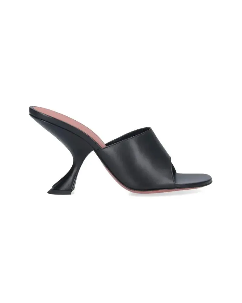 Amina Muaddi Sandalen "Lupita Slipper" Sandals Black schwarz Schwarz