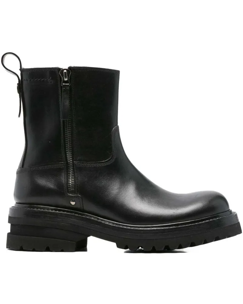 Premiata Stiefel Boots Black schwarz Schwarz