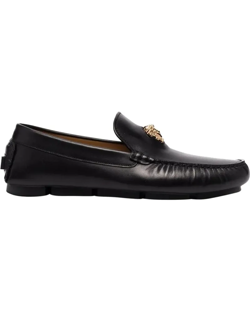 Versace Loafer Flat Shoes Black schwarz Schwarz