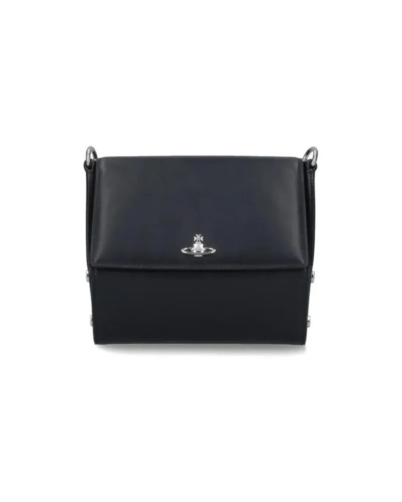 Vivienne Westwood Hobo Bags Logo Crossbody Bag - Black schwarz Schwarz