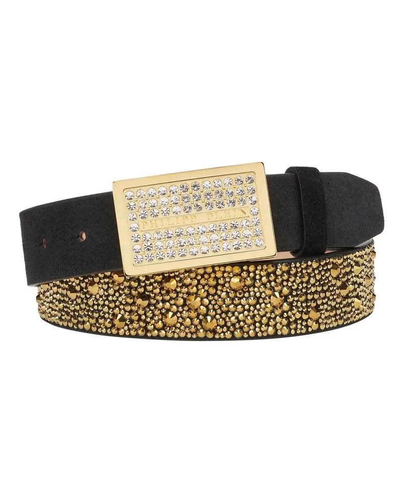 Philipp Plein Gürtel Gürtel Leopard schwarz Schwarz