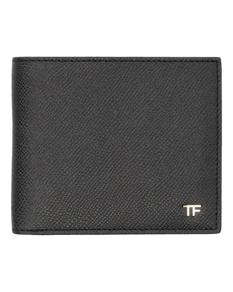 Tom Ford Portemonnaies Saffiano Bifold Wallet schwarz Schwarz