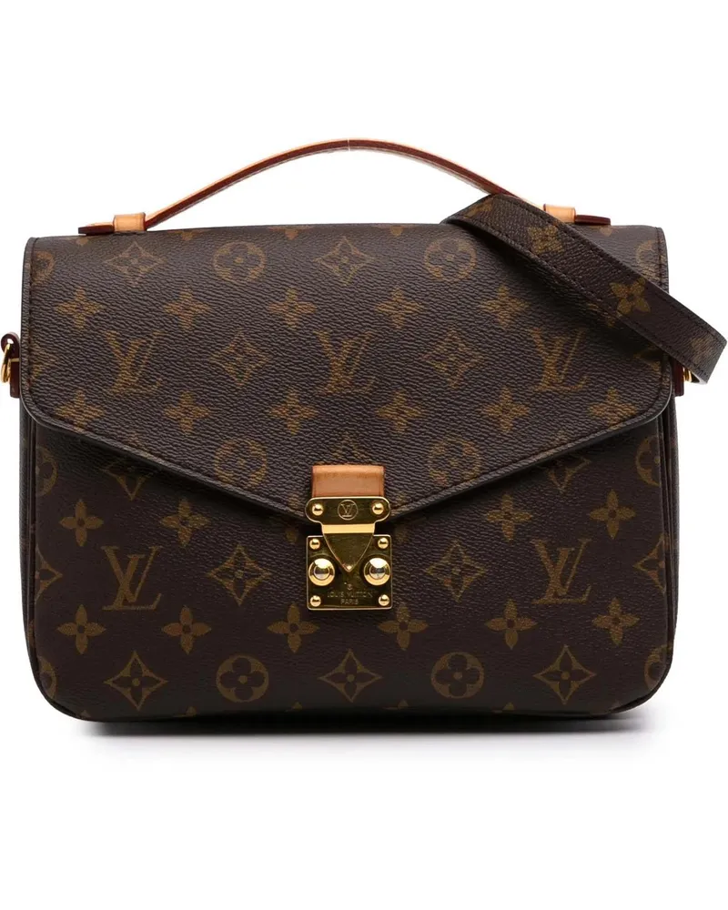 Louis Vuitton Hobo Bags Monogram Pochette Metis braun Braun