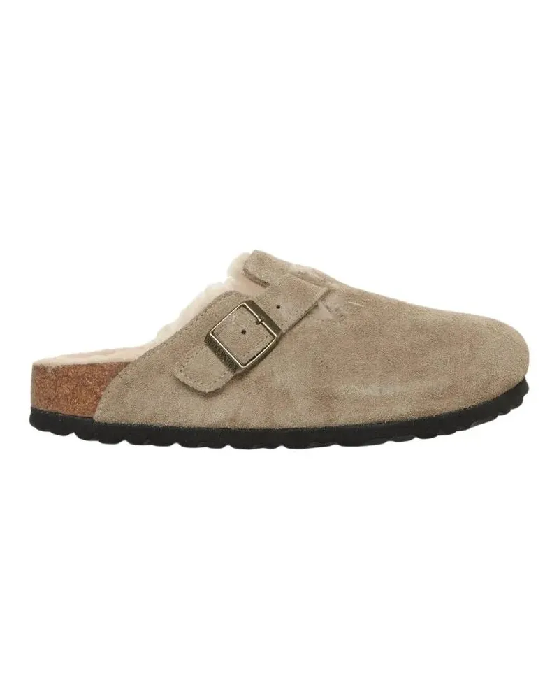 Birkenstock Sandalen Boston Shearling' Clog grün Grün