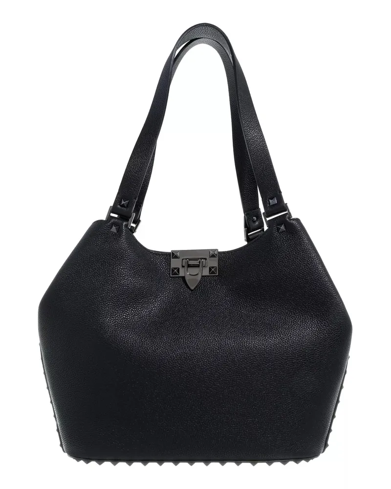 Valentino Garavani Hobo Bag Small Tote Rockstud Schwarz