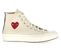Low-Top Sneaker High-Top Canvas Sneakers beige